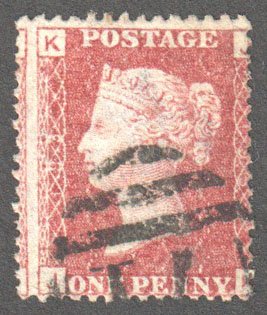 Great Britain Scott 33 Used Plate 193 - JK - Click Image to Close